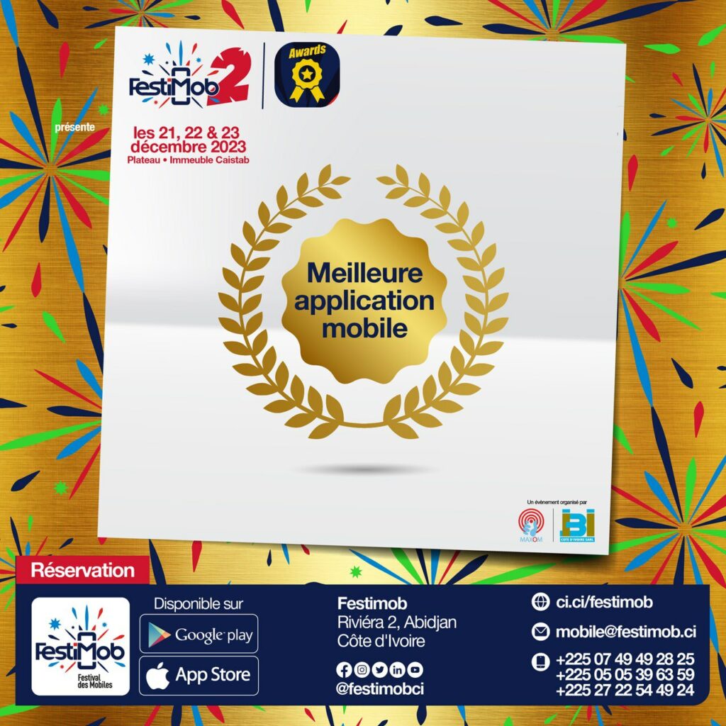 awards festimob meilleure application mobile